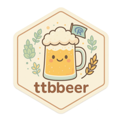 ttbbeer hex sticker