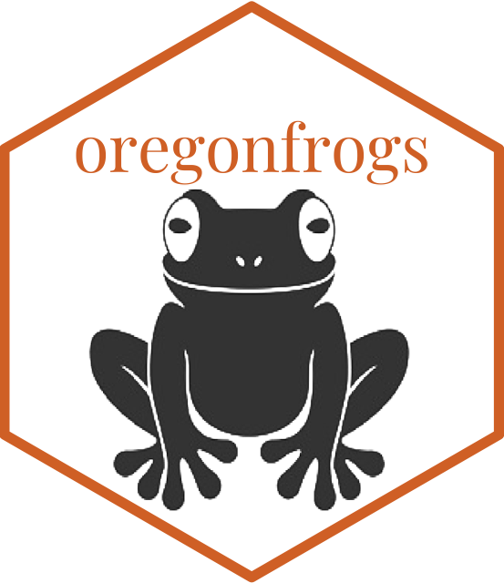 oregonfrogs hex sticker