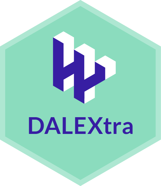 DALEXtra hex sticker