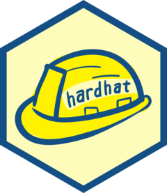 hardhat hex sticker