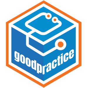 goodpractice hex sticker